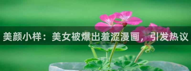 韩国漫画平台kakaopage：美颜小样：美女被爆出羞涩漫画，引发热议