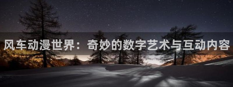 在线动画动漫下载风车动漫：风车动漫世界：奇妙的数字艺术与互动内容