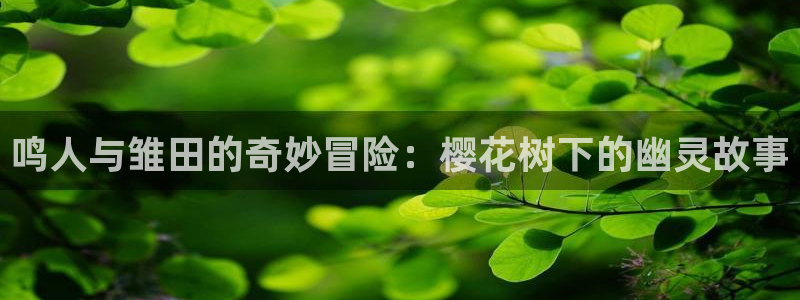 风车动漫官网在线入口：鸣人与雏田的奇妙冒险：樱花树下的幽灵故事